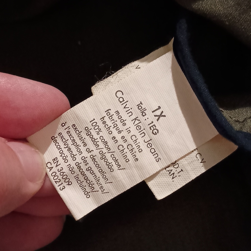 Calvin Klein Women’s Studded Full Zip 3/4 Roll Sleeve Military Jacket Indie - Picture 13 of 14